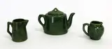 Luke Adams Three part Tea Set, (Teapot, Milk and Cream Jugs), glazed stoneware