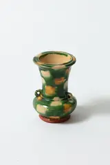 Baluster Vase by Richard Parker, glazed earthenware, sold Mar 2017