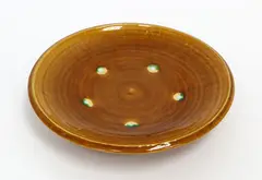 Plate by Richard Parker, glazed earthenware, sold Mar 2017