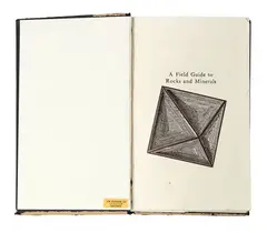 Giles Speedy, A Field Guide to Rocks and Minerals, carved found book
