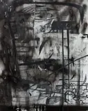 Glen Wolfgramm, I Come From An Ugly Brutal Area No. 2, graphite on plastic (1999)