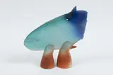 Steve Fullmer, Walking Mudfish, hand-modelled low fired stoneware with oxide
