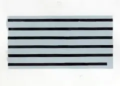 Simon Morris, Interruption Drawing No. 6, gouache on paper