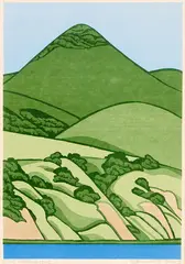 Harbour Cone by Robin White, silkscreen print, 45/50, sold Feb 2017