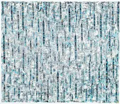 Peata Larkin, Interstial Painting, acrylic on mixed media