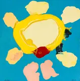 Pat Hanly, Life, energy, acrylic and enamel on board