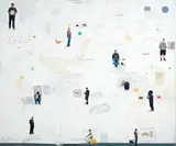 Andrew McLeod, Untitled, oil and graphite on canvas
