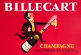 Herve Moran, Billecart, original French vintage poster