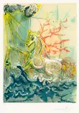 Neptune from The Dalinean Horses by Salvador Dalí, colour lithograph, EA, edition of 250, sold Feb 2017