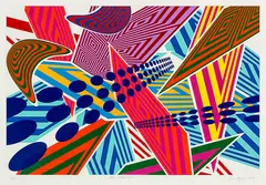 Data Attraction 2 by Sara Hughes, screenprint, 14/25, sold Feb 2017