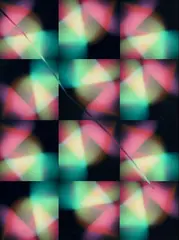 André Hemer, Wallpaper_01 (default) tiled and smudged, digital pigment print on Harman Gloss