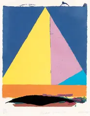 Sundial by Gretchen Albrecht, lithograph, 108/125, sold Feb 2017