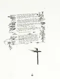 John Pule, Restless Spirit, lithograph, 4/20