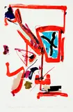 Allen Maddox, The Upside Down Fish II, lithograph, 6/12