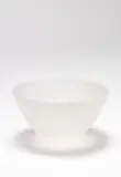 Layla Walter, Open Bowl with Woven Interior (White), cast glass