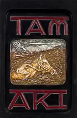 Tamaki by Denis O’Connor, engraved and burnished slate with pigment, offered Feb 2017