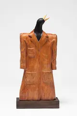 Warren Viscoe, Fool’s Coat, carved timber