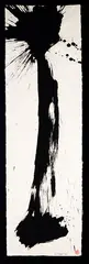 Roshi’s Stick by Max Gimblett, acrylic polymer and sumi ink on Korean kozo paper, sold Feb 2017