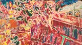 Philip Trusttum, Back Yard, 34 Berry Street, oil on board