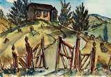 Frank Gross, Untitled – The Old Church, watercolour