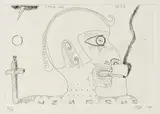 Tony de Lautour, Smoking, etching, 2/24