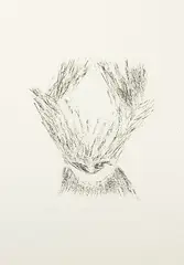 Flame Face No. 1 by Tony Fomison, lithograph, a/p 3, sold Feb 2017