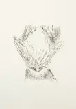 Tony Fomison, Flame Face No. 1, lithograph, a/p 3