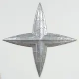 Luke Kelly, Silver Star, aluminium on wooden construction
