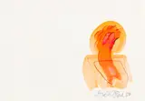 Dieter Roth, Original Speedy Self, pencil & gouache on paper
