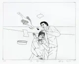 Jeffrey Harris, The Beginning, etching, 11/30