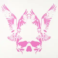 Osprey by Stephen Jay Rayon, screenprint on canvas, 1/1, offered Feb 2017