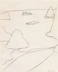 Untitled by Michael Smither, graphite on paper, sold Feb 2017