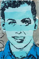 David Bromley, Untitled - Portrait, lithograph, 1/5