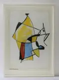 Abstract by Louise Henderson, mixed media on paper, sold Feb 2017