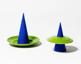 John Parker, Blue and Green Penetration, glazed eathernware and stoneware (1993), two parts