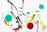 Julian Dashper, Snorkler, acrylic and Indian ink on paper