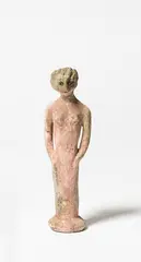 Bronwynne Cornish, Pink/Green woman, earthenware with stains, 2004