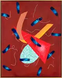 Imogen Taylor, Kramer, string and acrylic on canvas