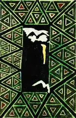 Searchlight by Richard Killeen, oil on board, offered Dec 2016
