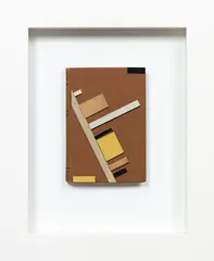 Patrick Pound, Untitled, collage and found book