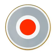 Julian Dashper, Untitled, vinyl on drumskin