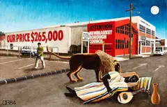 George Baloghy, Broadway, Newmarket, oil on canvas