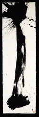 Roshi’s Stick by Max Gimblett, acrylic polymer and sumi ink on Korean kozo paper, offered Dec 2016