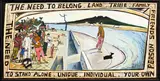 Nigel Brown, The Need to Belong, oil on board