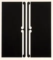 Gordon Walters, Study For Cover Of Ascent, indian ink on paper, 1969