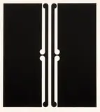 Gordon Walters, Study For Cover Of Ascent, indian ink on paper, 1969