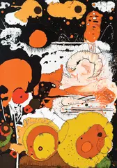 Seung Yul Oh, Mong Mong, acrylic on board, 2005/6