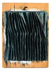 Don Peebles, Untitled, acrylic on canvas mounted to wood, circa 1979