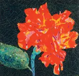 Pat Hanly, Hibiscus, oil on canvas