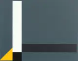 Milan Mrkusich, Painting Achromatic With Yellow
